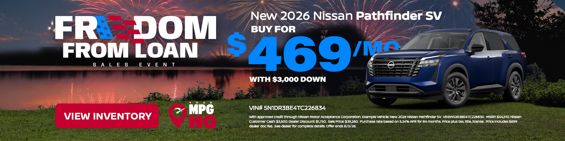New 2026 Nissan Pathfinder