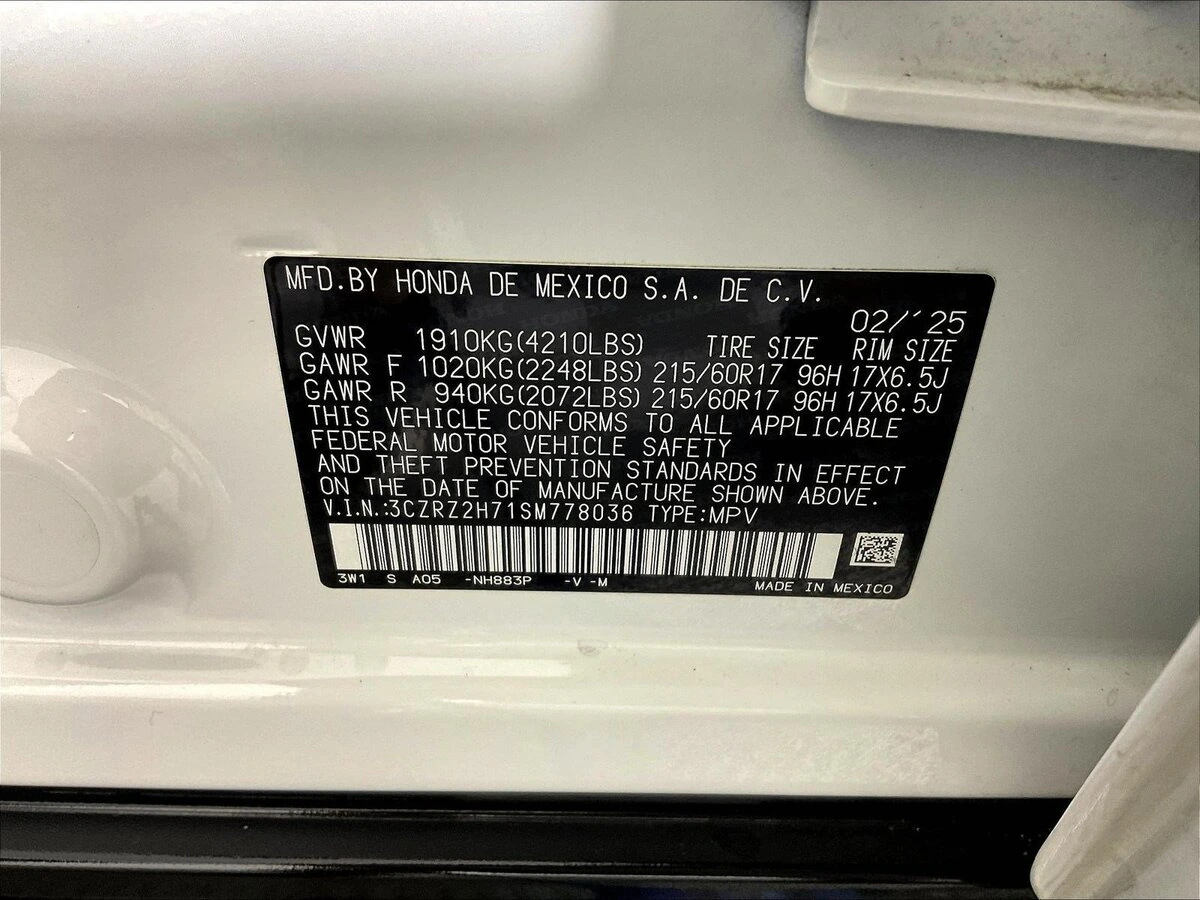 2025 Honda HR-V EX-L - Photo 19