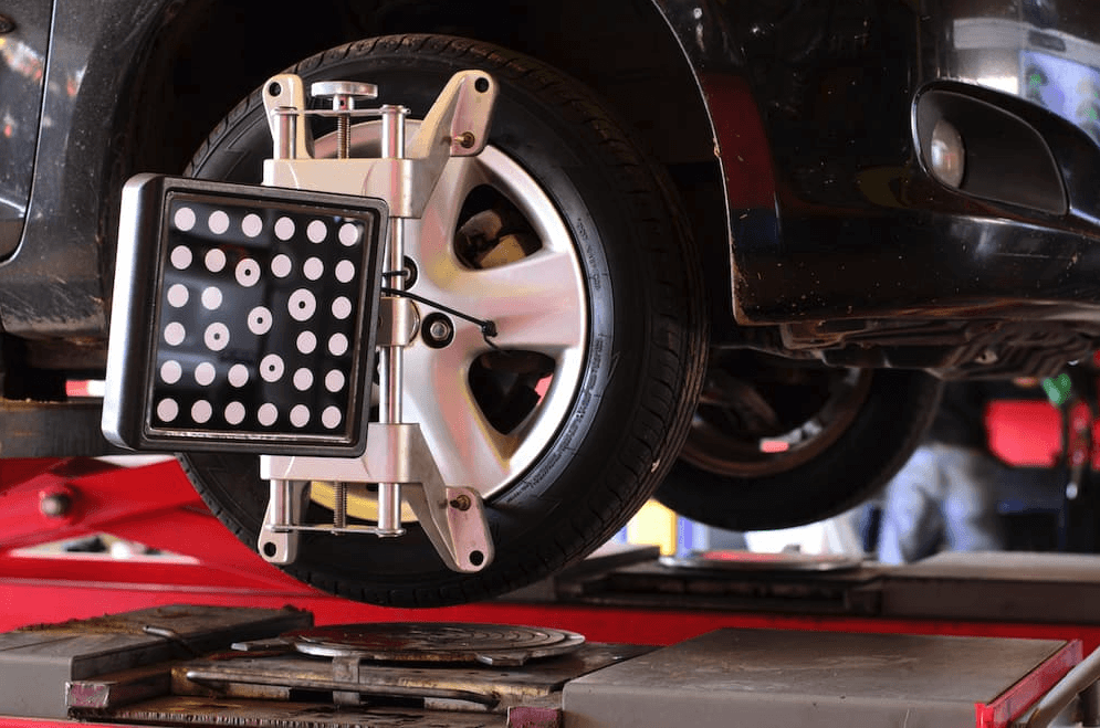 Wheel alignment service for Sprinter Van