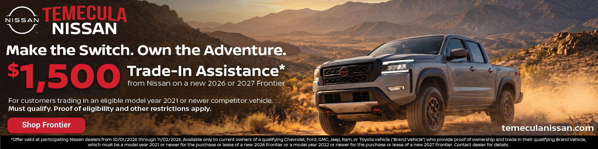 2026 and 2027 Nissan Frontier
