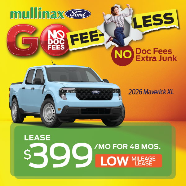 2026 Maverick XL: Lease $299/mo for 48 Mos. 