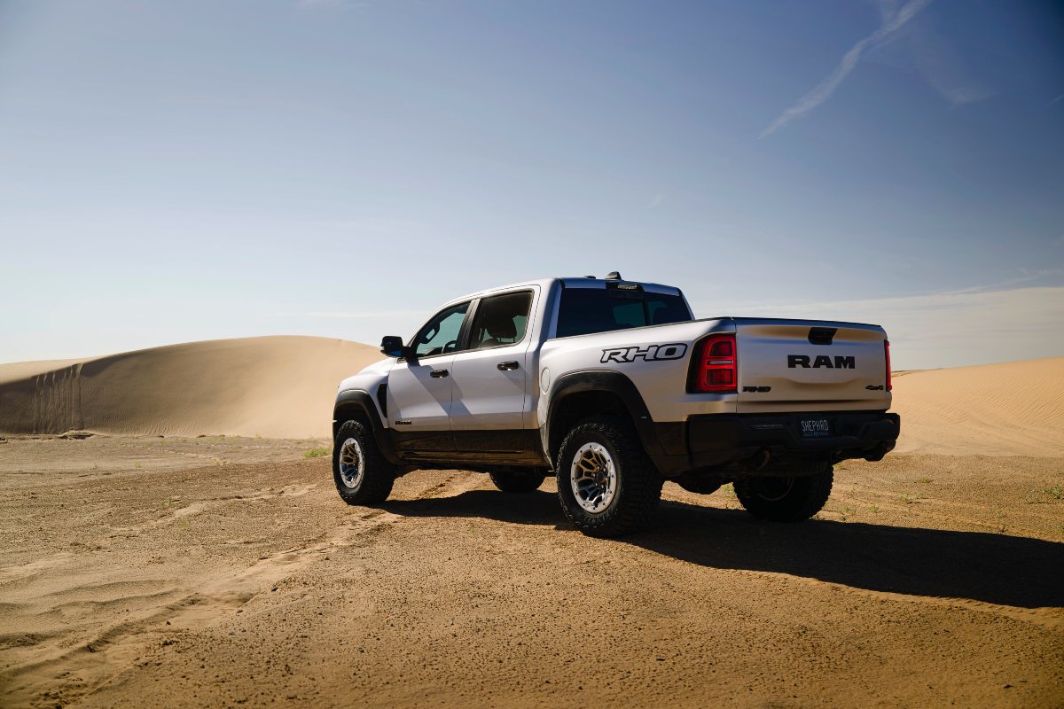 2025 RAM 1500 RHO Exterior Driver Side Rear Profile