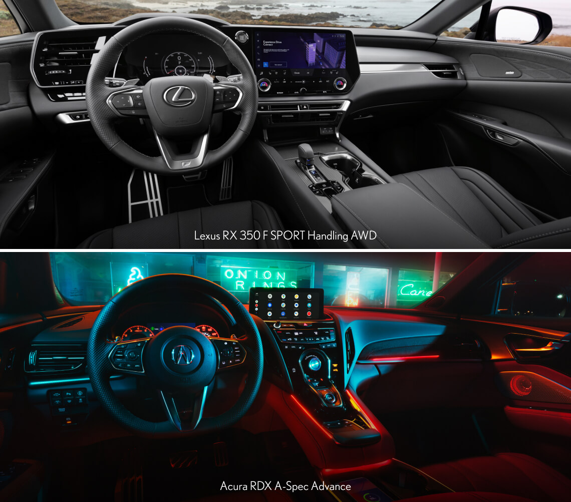 Acura RDX vs. Lexus RX 350 Reliability & Safety Features
