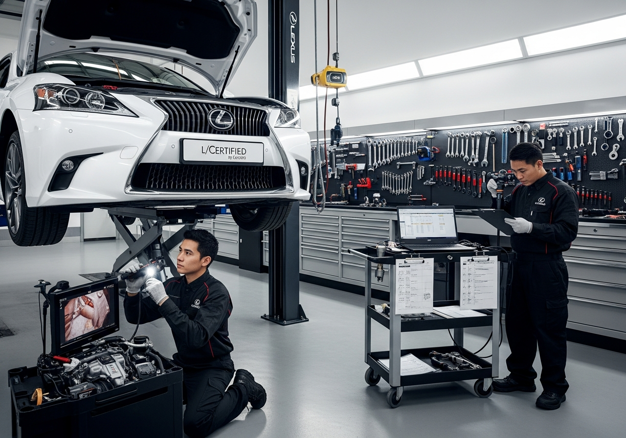 Lexus lounge with welcoming seating and refined finishes