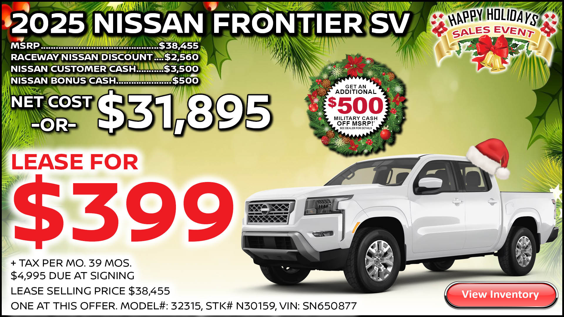2025 Nissan Frontier SV in Riverside, CA