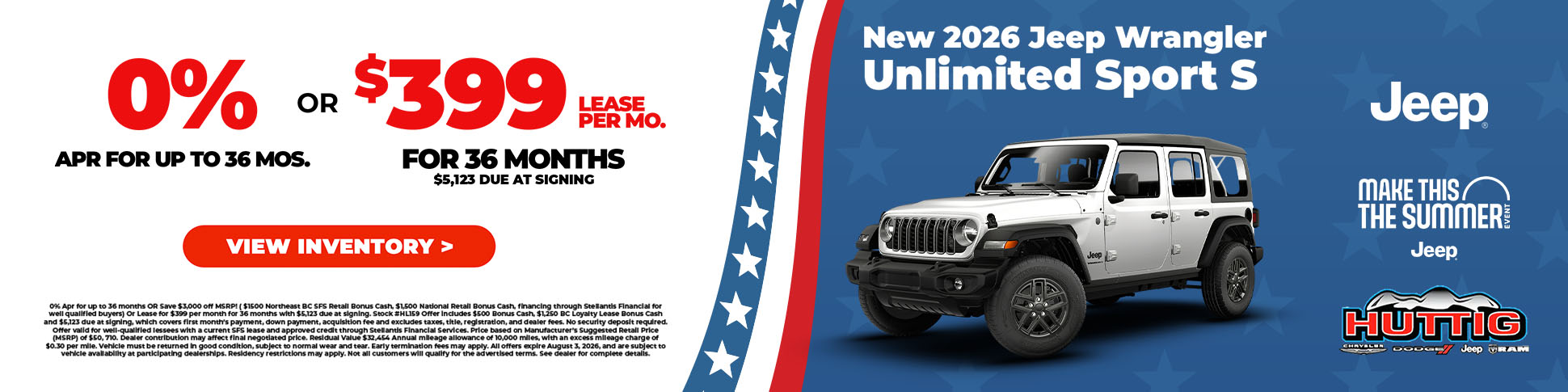 2026 Jeep Wrangler Unlimited Sport S