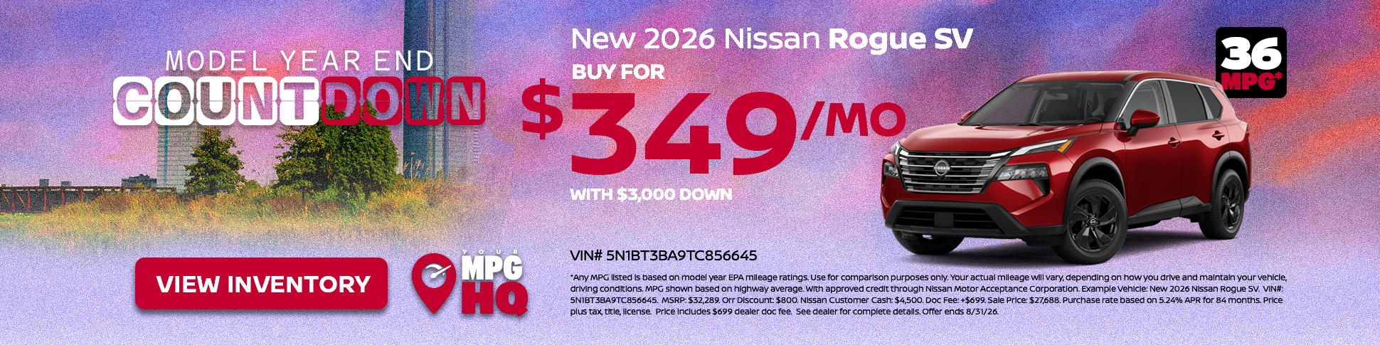 New 2026 Nissan Rogue
