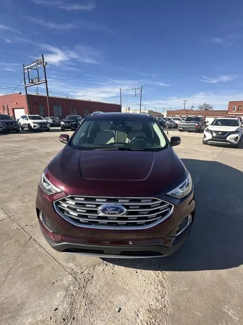 Used 2019 Ford Edge Titanium with VIN 2FMPK4K92KBB01484 for sale in Enid, OK