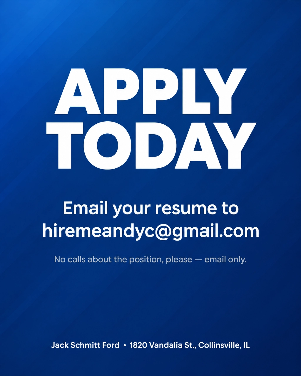 Experience Required