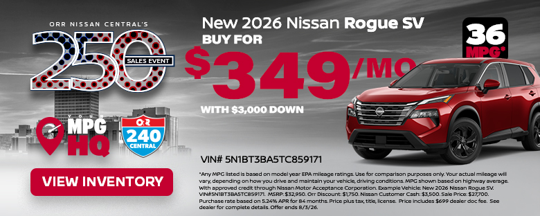 New 2026 Nissan Rogue