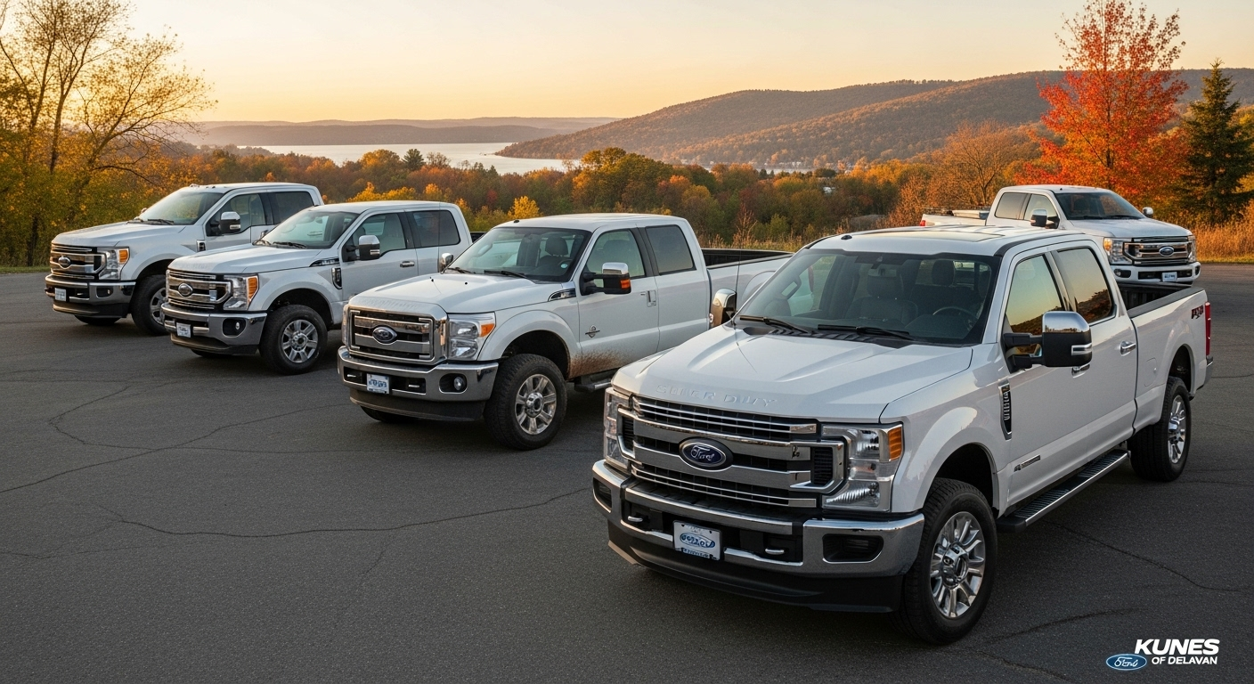 Explore the diverse range of Ford Super Duty trim levels available near Lake Geneva, WI. Whether you're looking for power, luxury, or utility, the Ford Super Duty lineup offers something for every need. At Kunes Ford of Delavan, we provide detailed insights into each trim level to help you make an informed decision.