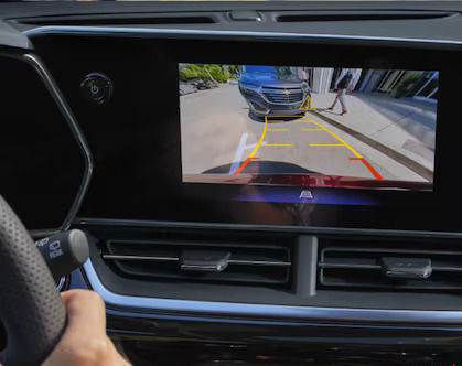 The backup camera in the chevy trax.