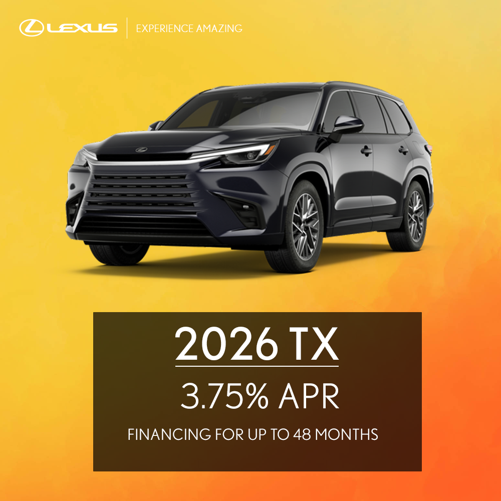 Select New 2026 Lexus TX Models