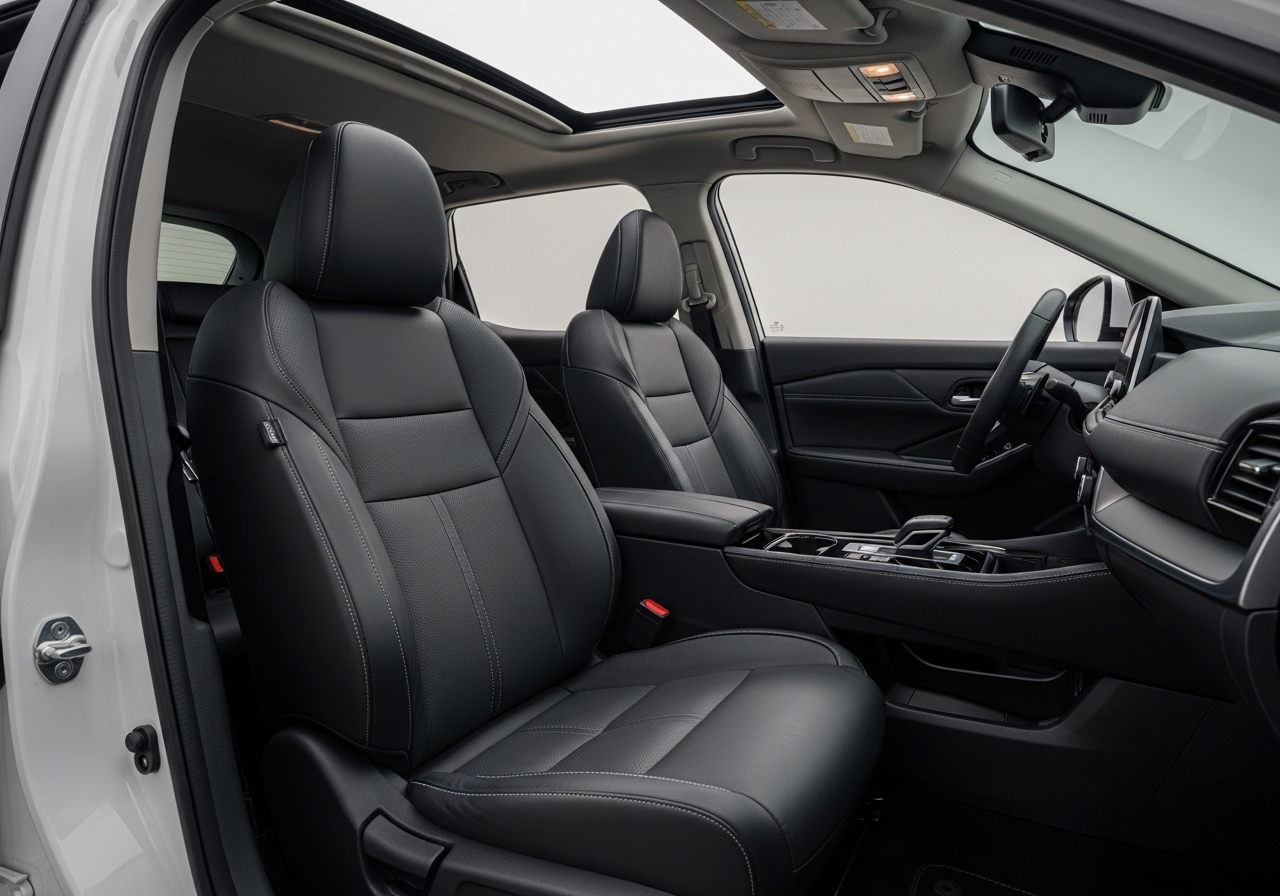 2026 Nissan Rogue Zero Gravity Seats in the front cabin, showcasing comfort and design