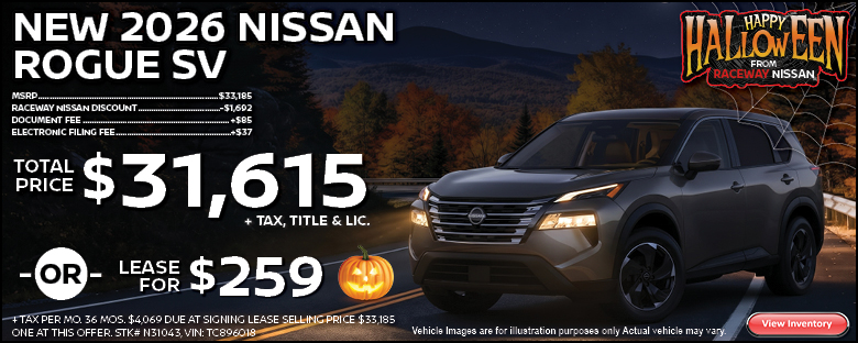 New 2026 Nissan Rogue SV