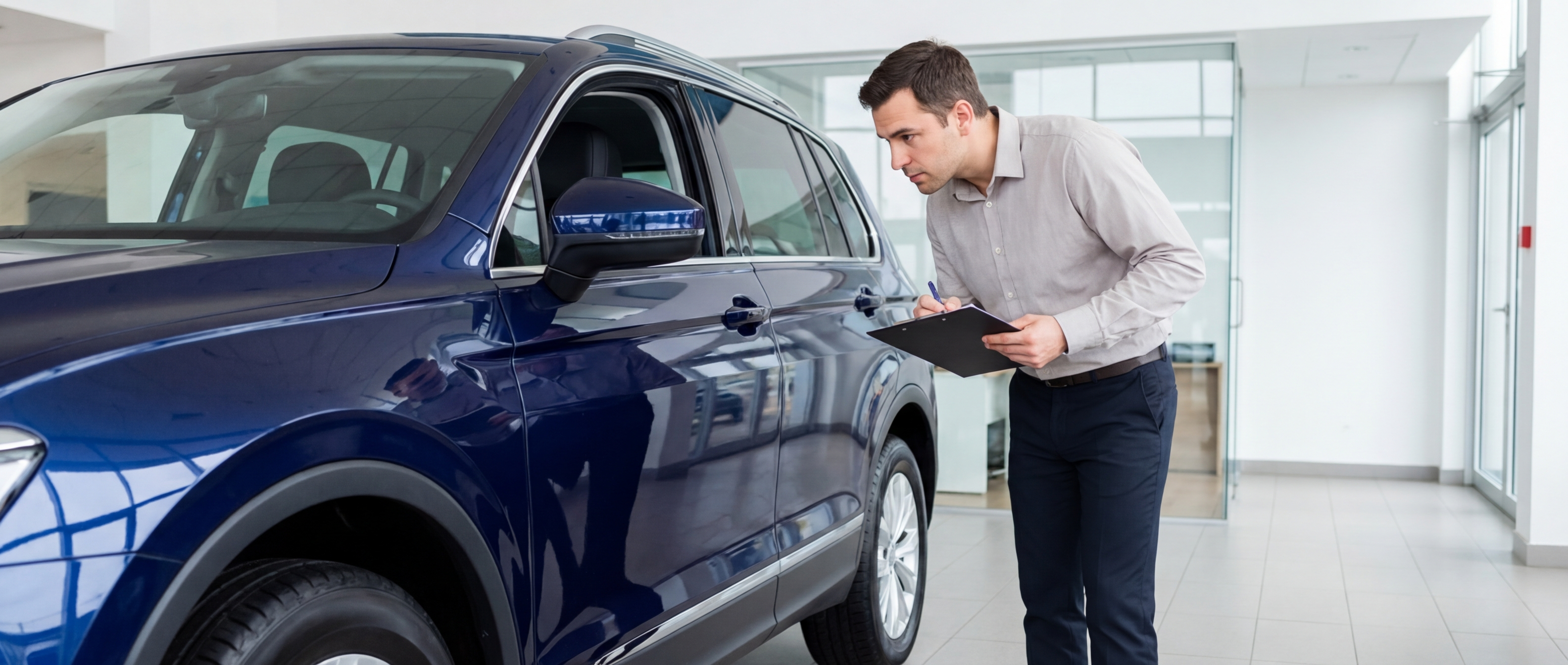 Vehicle trade-in appraisal process at dealership in Roswell GA