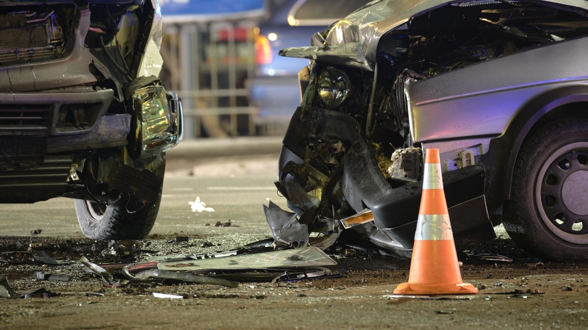 Totaled Vehicles after Collision