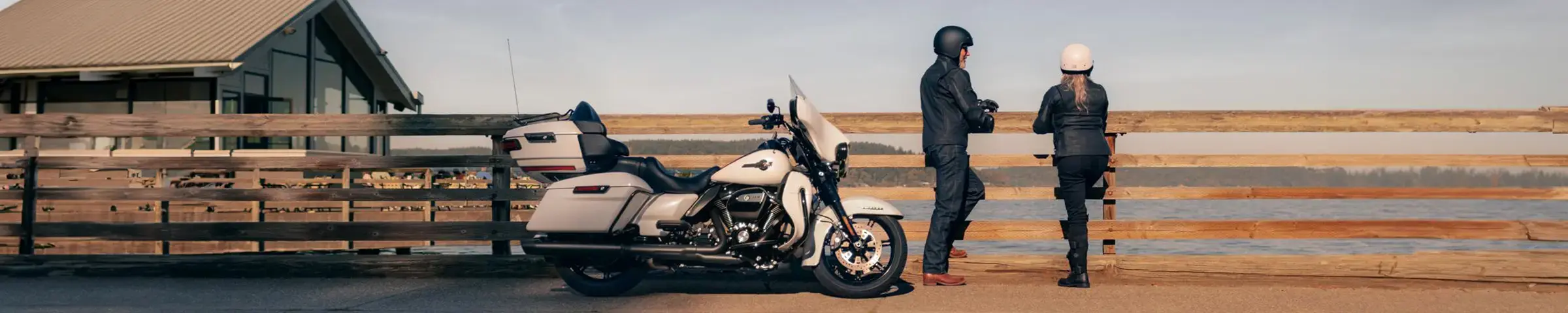 Harley-Davidson motorcycles on display