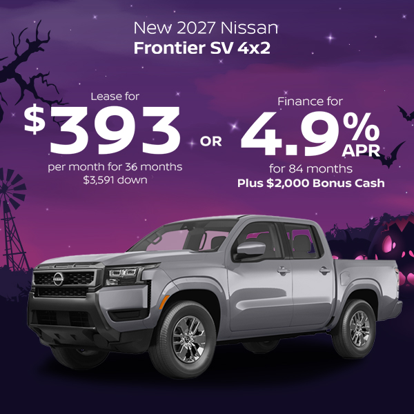 New 2026 Nissan Frontier SV 4x4 
