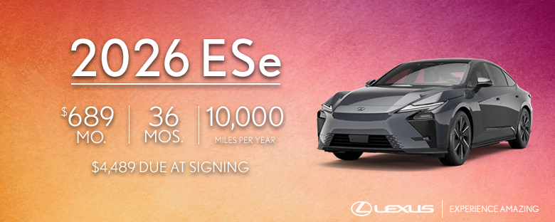 2026 LEXUS ES 500e PREMIUM AWD (a.k.a. ESe) 