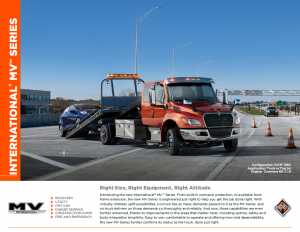 MV™ RECOVERY SPEC SHEET