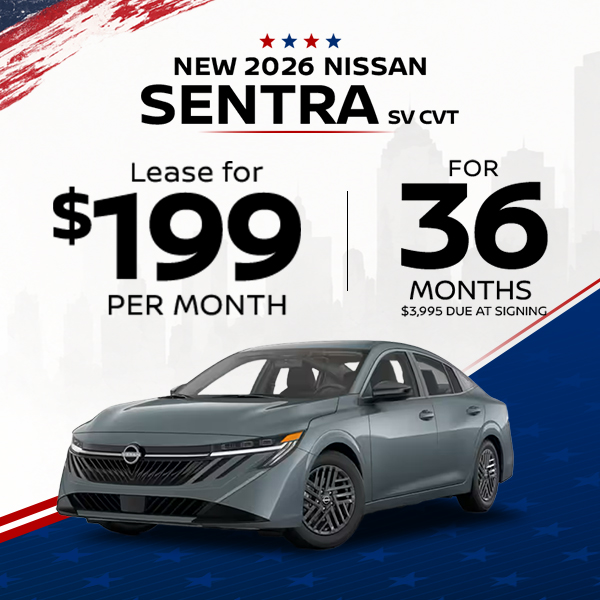 New 2026 Nissan Sentra SV CVT 