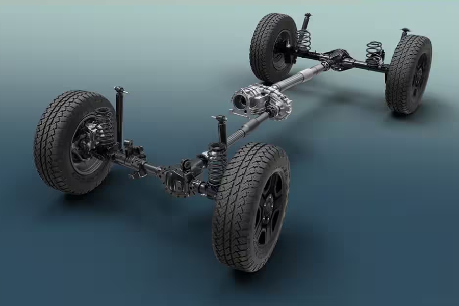 2026 Jeep Wrangler Command-Trac 4x4 System Cutaway