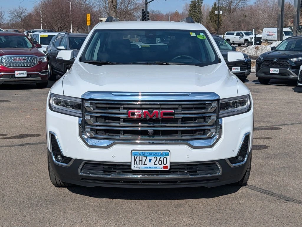 Used 2023 GMC Acadia SLT with VIN 1GKKNULSXPZ192553 for sale in Hastings, Minnesota