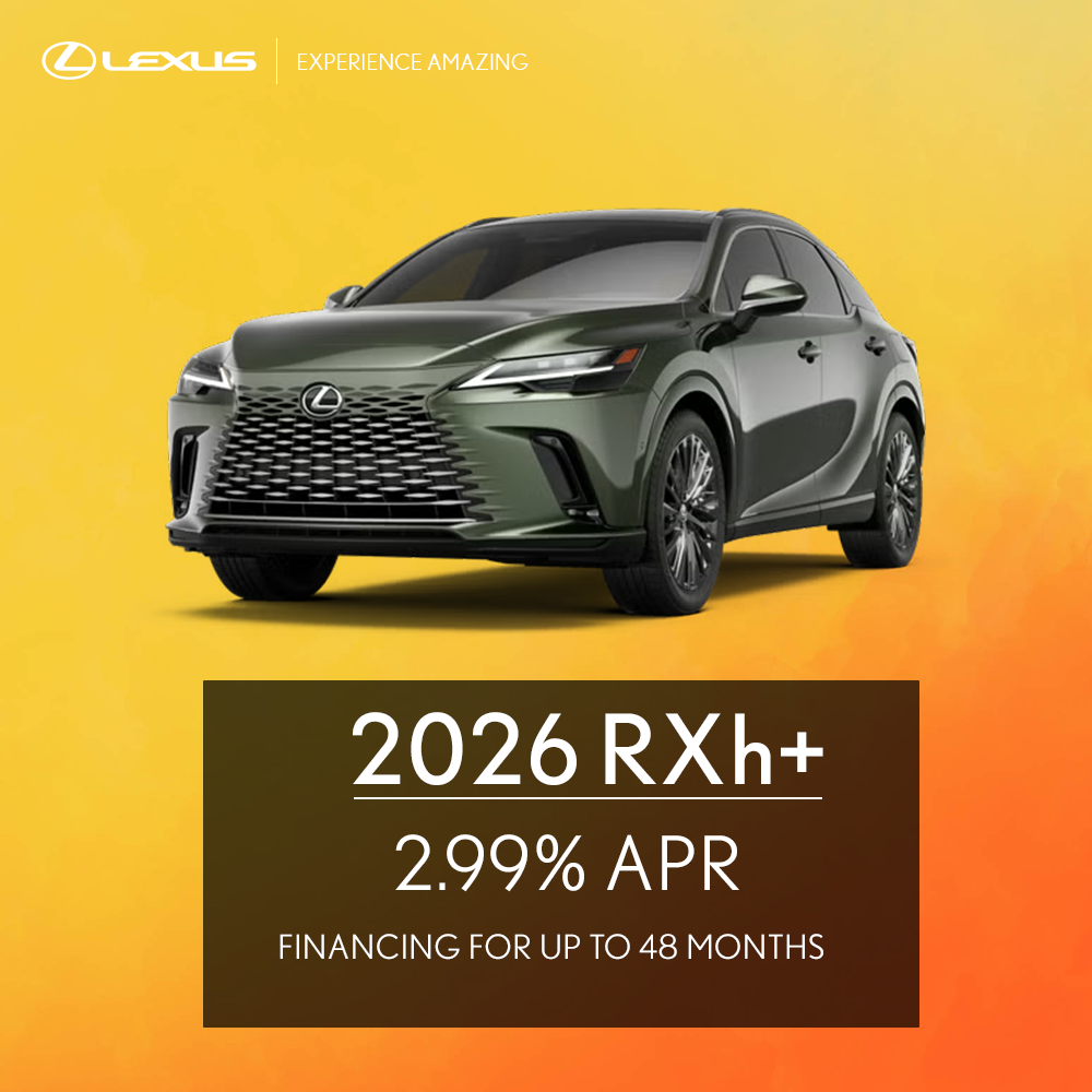 Select New 2026 Lexus RXh+ Models
