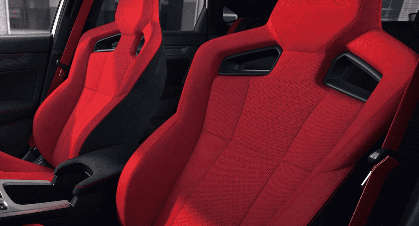 Honda Civic Type R red sport seats