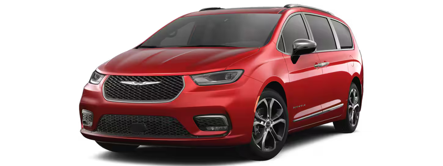 The 2025 Chrysler Pacifica pinnacle trim.