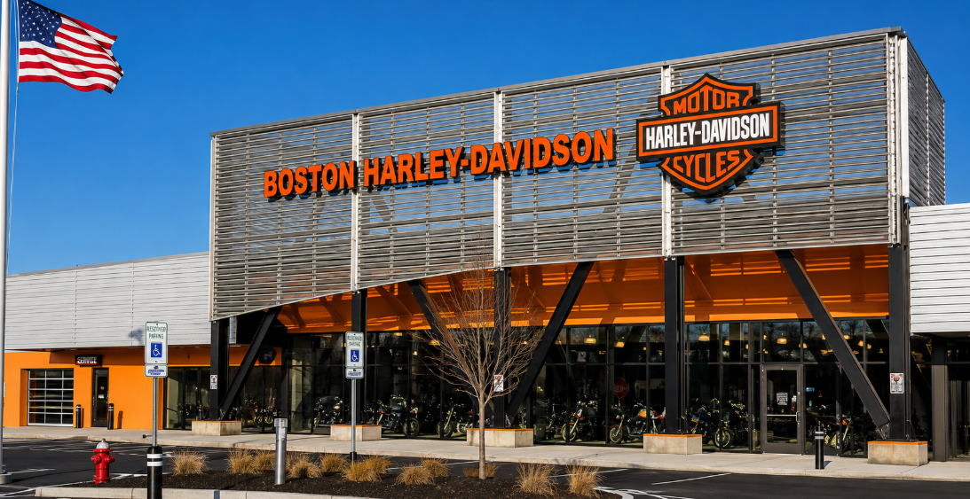 Boston Harley-Davidson store front
