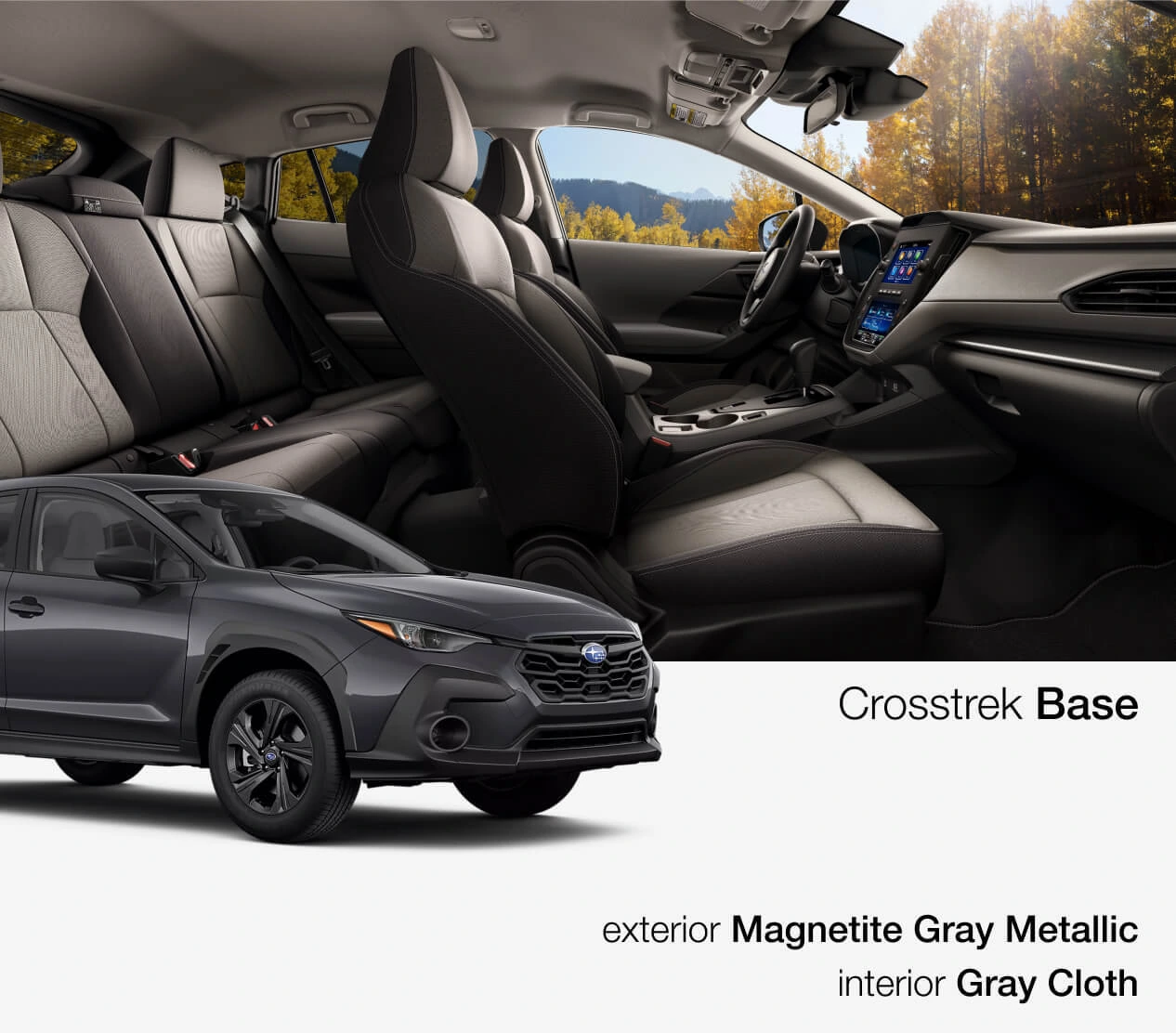 2026 Subaru Crosstrek Interior Features by Trim