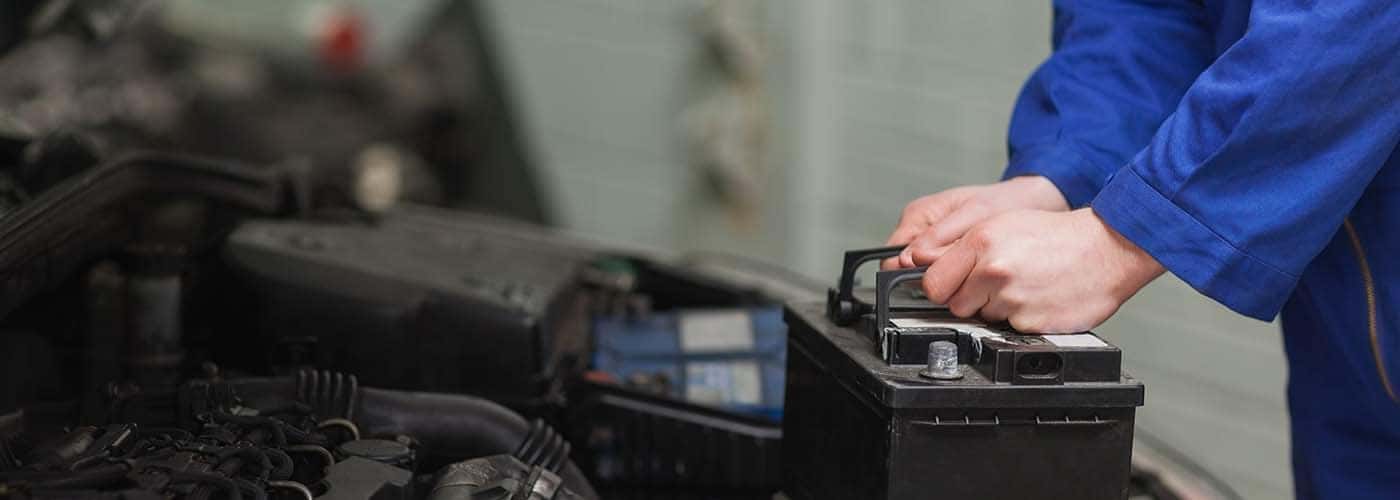Car battery replacement service