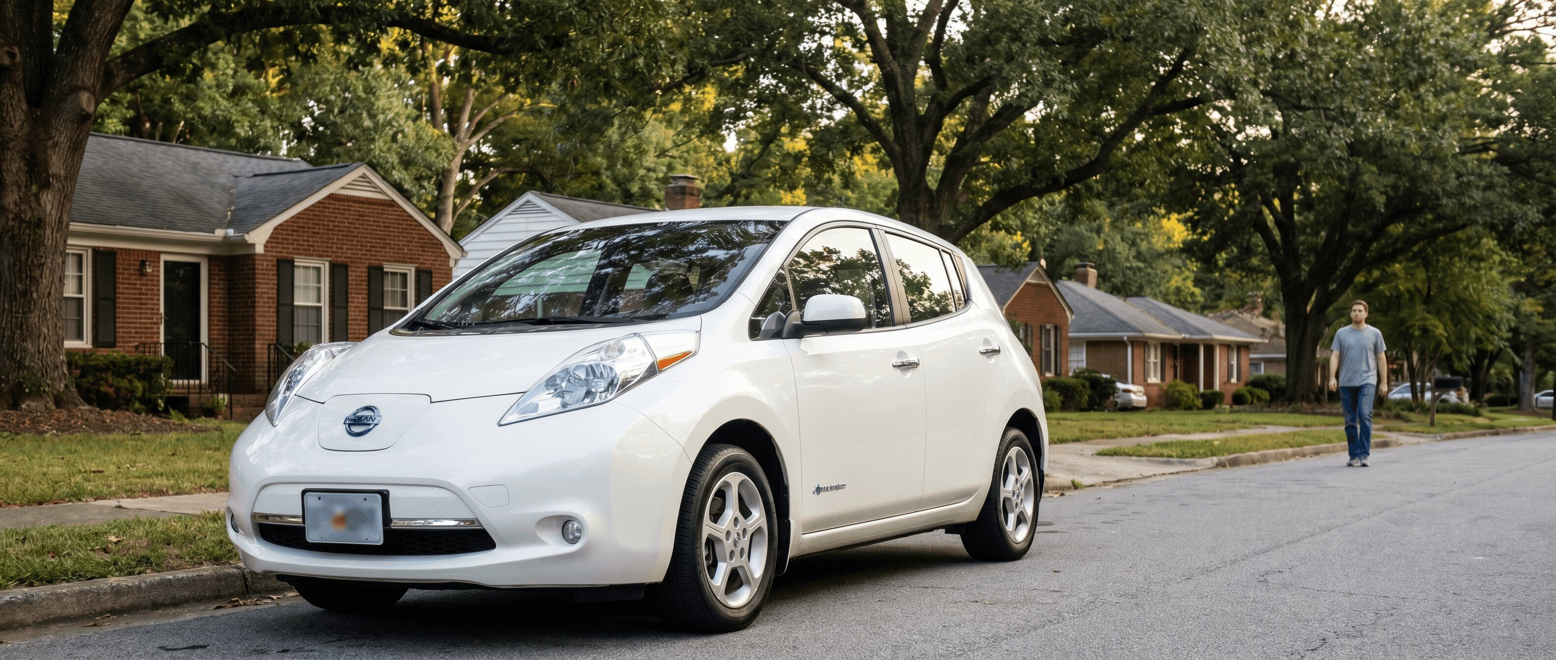 Used Nissan LEAF electric vehicle charging station Roswell GA
