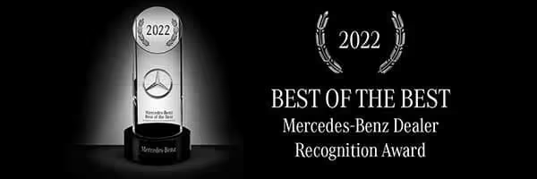 2022 Best of the Best Mercedes-Benz award