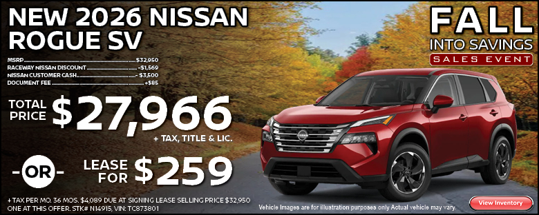 New 2026 Nissan Rogue SV