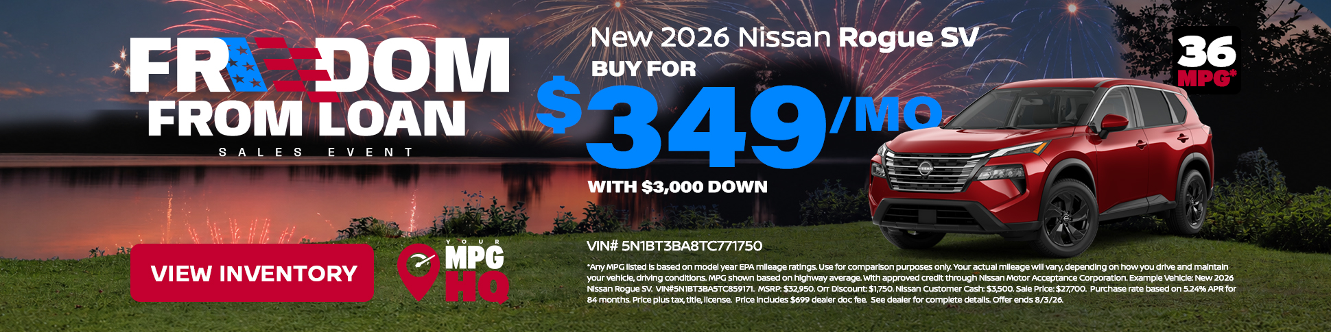 New 2026 Nissan Rogue