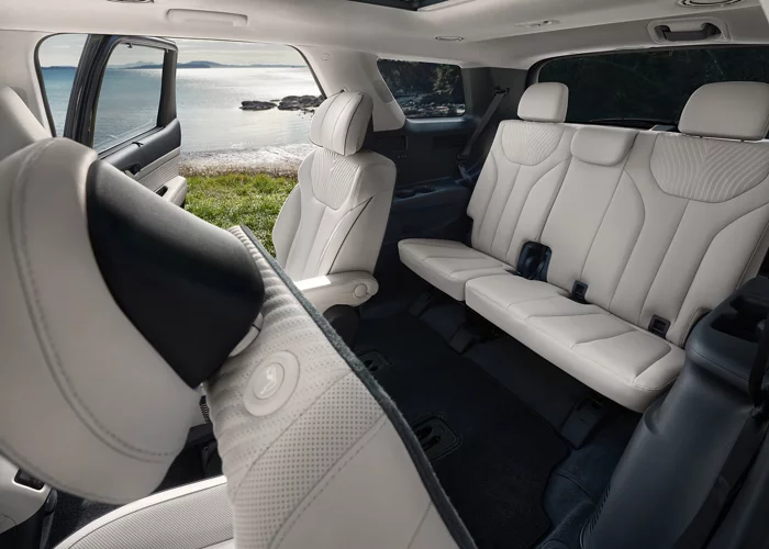 The interior of the Hyundai Palisade.