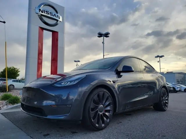 Used 2020 Tesla Model Y Performance with VIN 5YJYGDEF1LF020024 for sale in North Salt Lake, UT