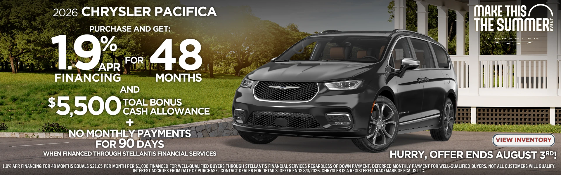 2026 CHRYSLER PACIFICA