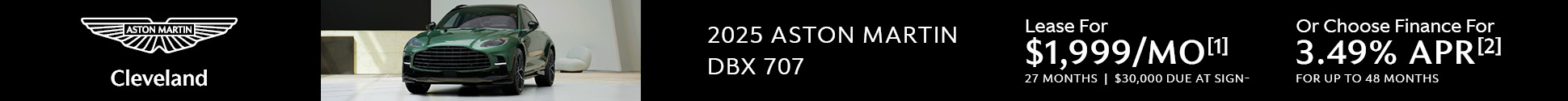 2025 Aston Martin DBX 707