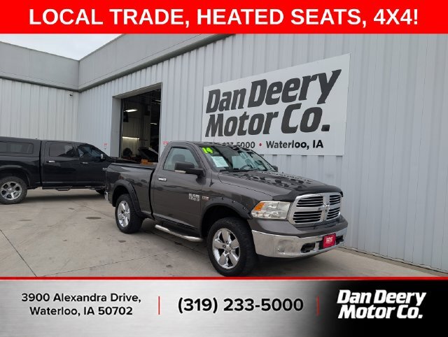 Crystal Metallic 2014 RAM 1500 Pickup Truck Four-Wheel Drive Automatic