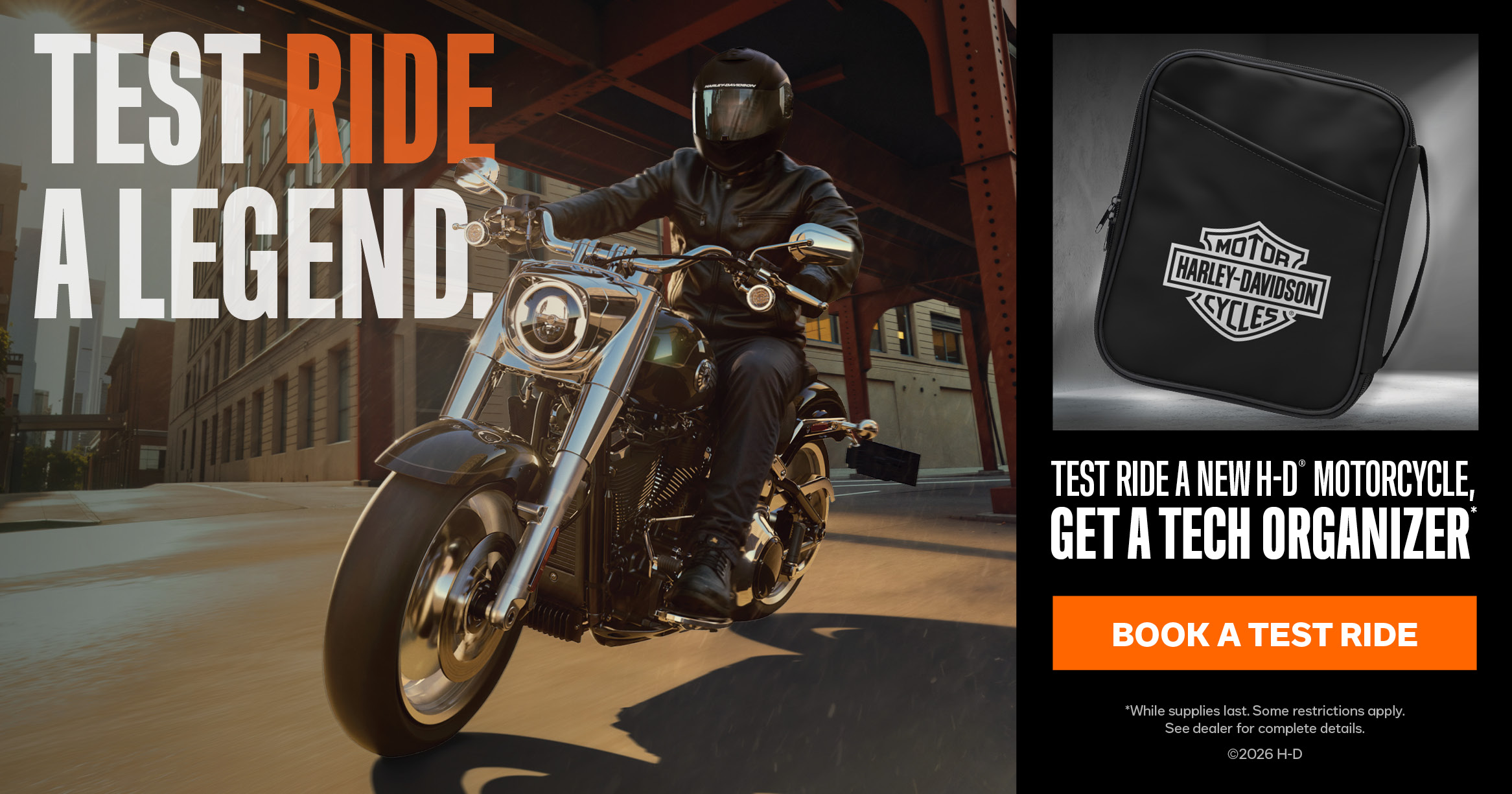 Test Ride A Legend