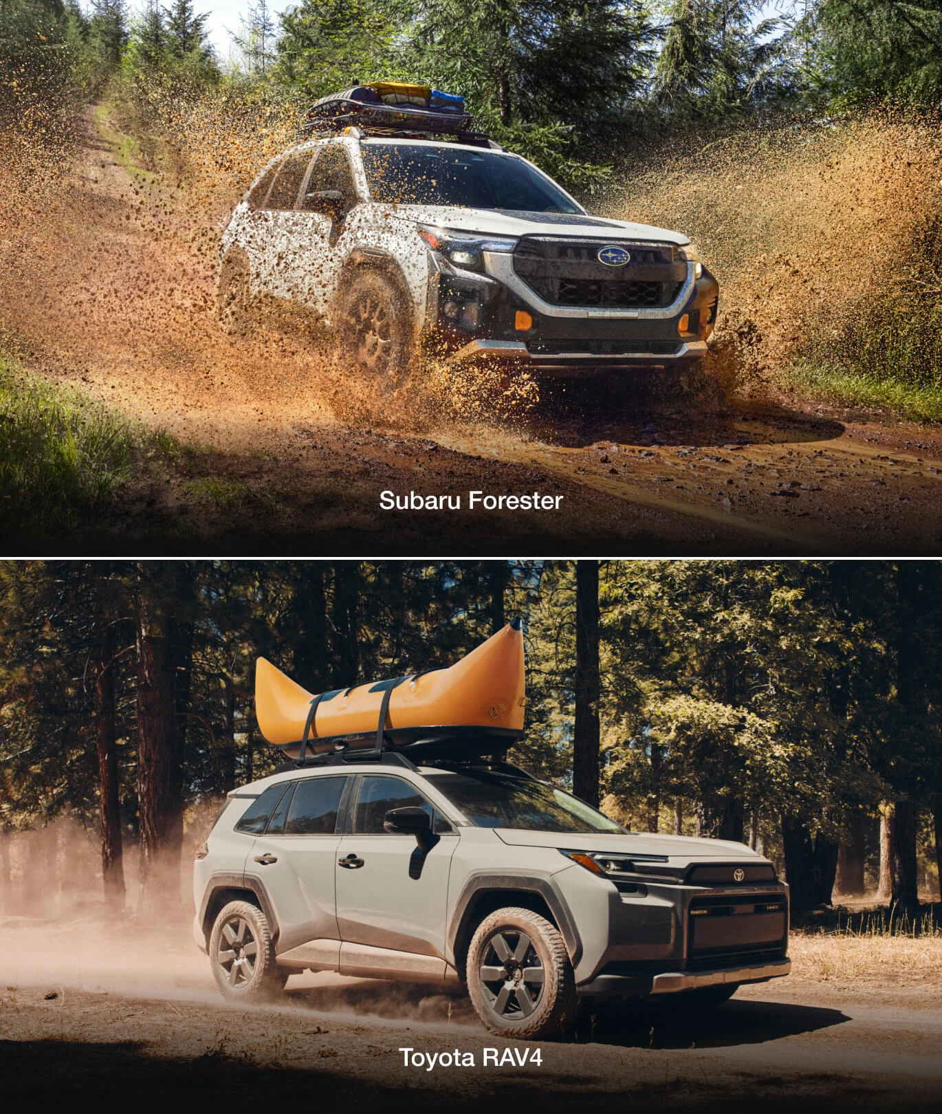 Subaru Forester vs. Toyota RAV4 Off-Road Capabilities