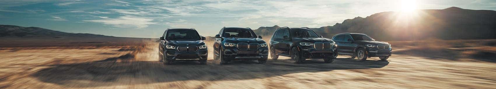BMW SUVs banner