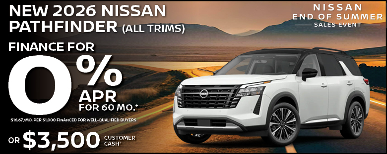 2026 Nissan Pathfinder (All Trims)