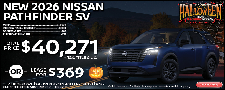 New 2026 Nissan Pathfinder Lease Offer