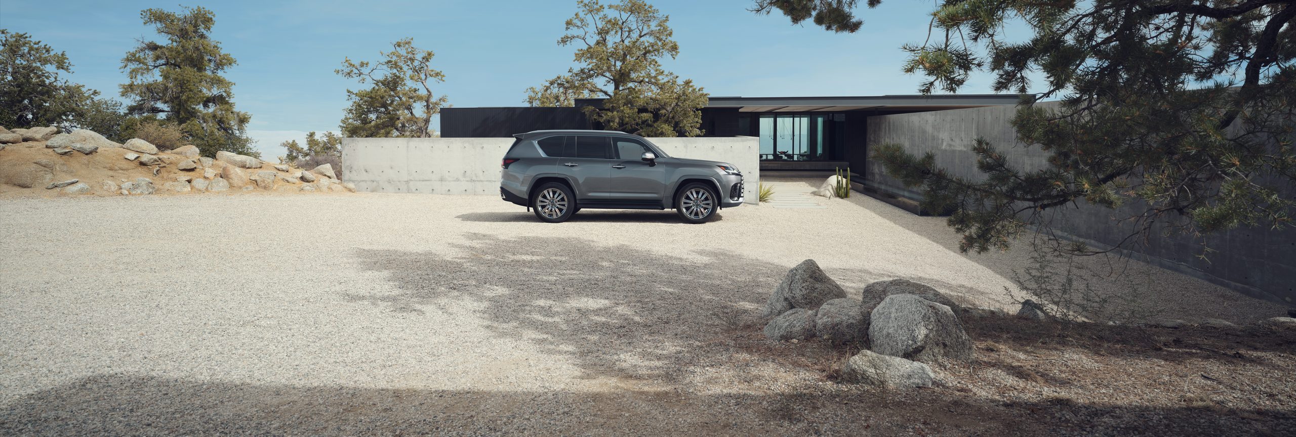 Lexus LX 700h Ultra Luxury shown in Manganese Luster.