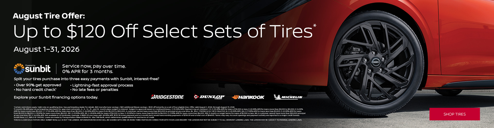 August Tire Rebate